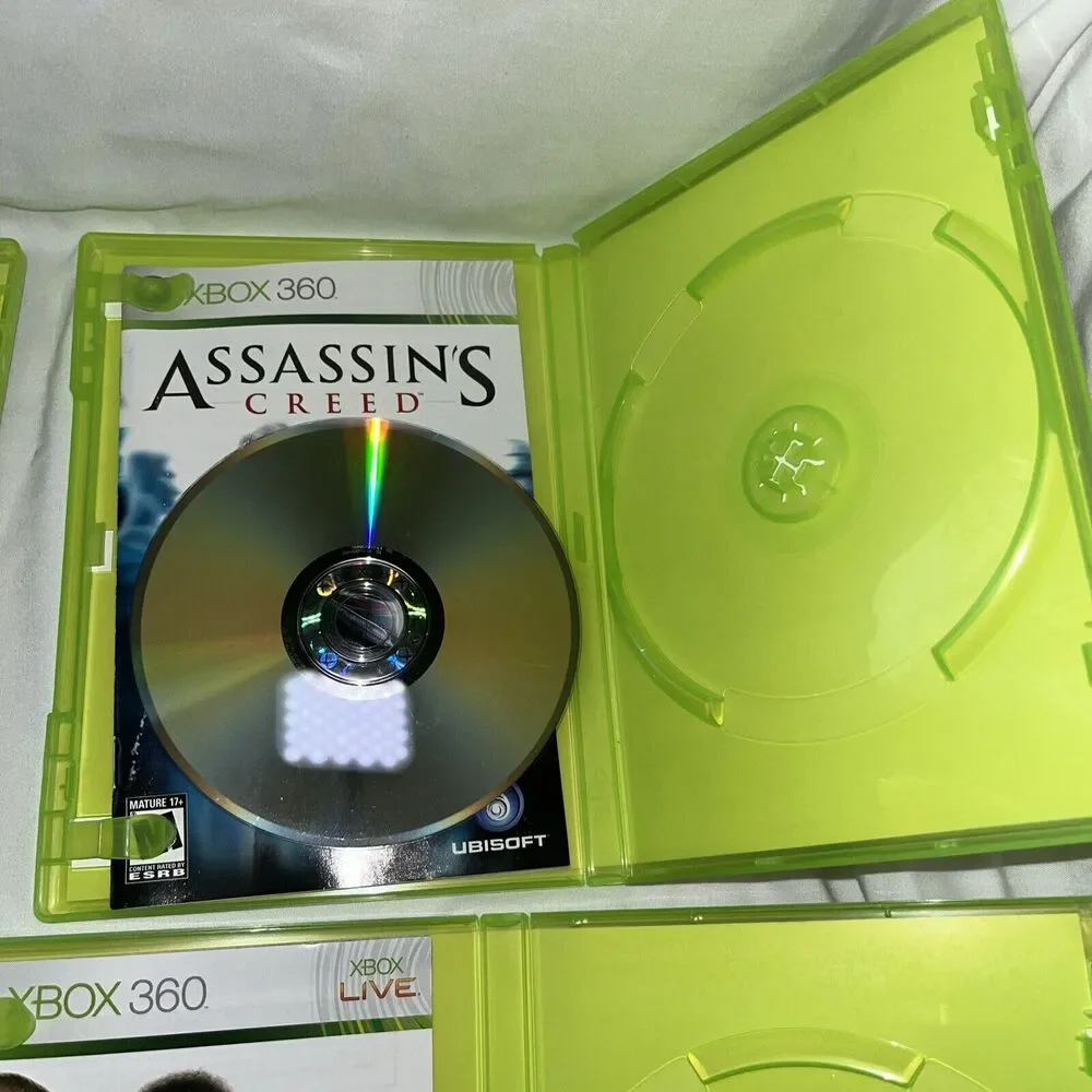 Xbox 360 Lot of 4 games Disc in Case 3 Have Manual as well Not Tested See photos
